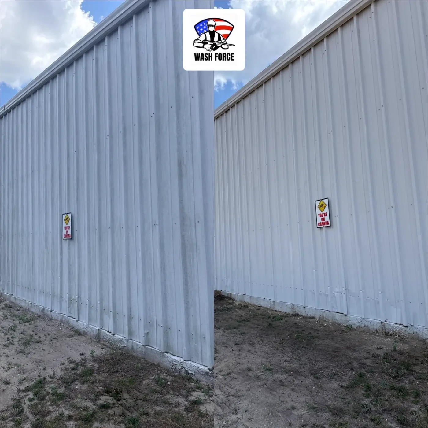 Commercial metal siding
