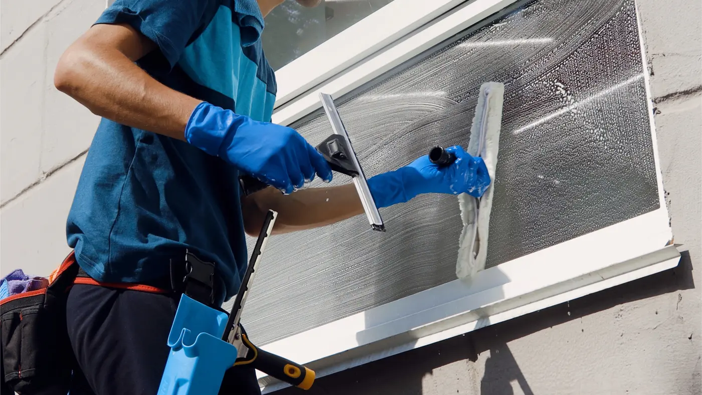 Professional window cleaning